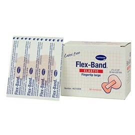 Flex-Band Fabric Adhesive Bandages, 2" x 2-1/2", Pack of 50