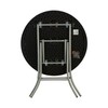 Lifetime 80351 Round Folding Table, 33", Black