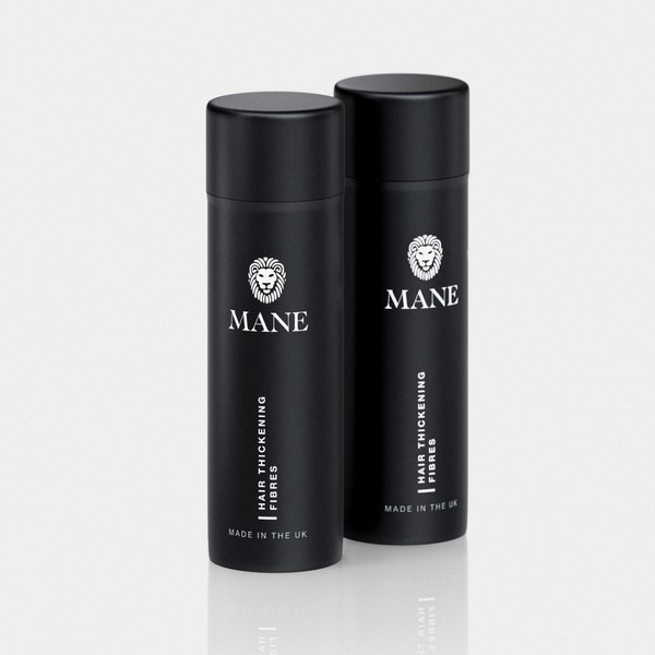 Mane Hair Thickening Fibres - twin pack (Hazel/Auburn) 15 grams