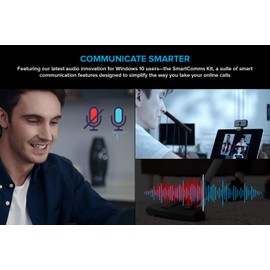 Creative Live! Cam Sync 1080p V2 Full HD-Weitwinkel-USB-Webcam mit automatischer Stummschaltung und Rauschunterdrückung für Videogespräche, verbessertes integriertes Dual-Mikrofon, für Zoom, Skype