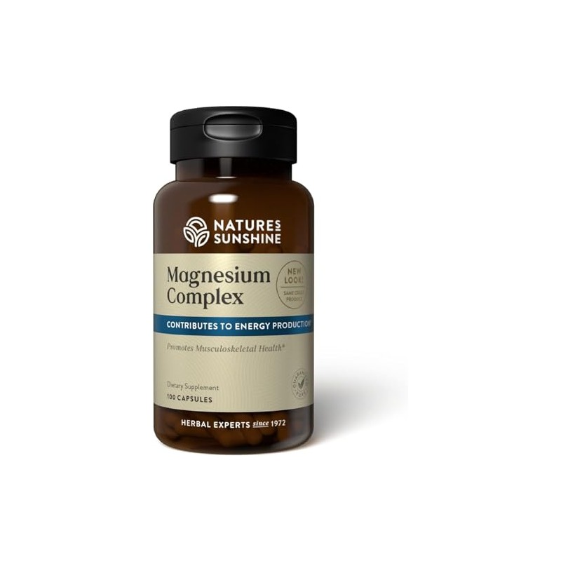 NATURE'S SUNSHINE Magnesium Complex Supplement, 100 Count