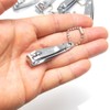 Luxxii (3 Pack) Sharp Sturdy Nail Clippers Set with Nail