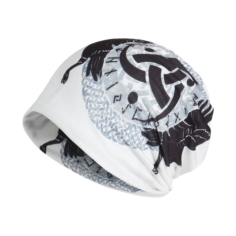 Jemis Printed Stretch Slouchy Multi-Functional Headwear for Hats Beanie Cap
