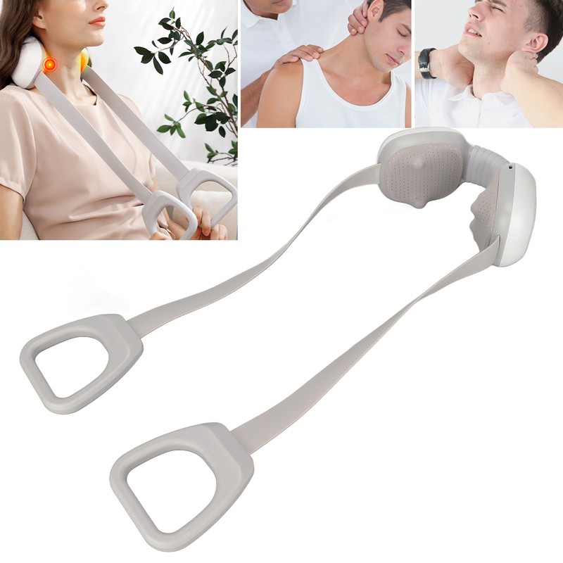 Cordless Neck Shoulder Massager Hot Compress Kneading Portable Electric Shoulder