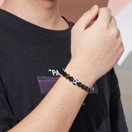 Aunis Football Gifts for Boys Boys Bracelet Football Bracelet Teenage Boy Gifts for Son Birthday Christmas