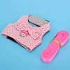 Jeanoko Small Animal Leash Harness Set Adjustable Hamster Chest Strap
