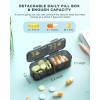 Acedada Pill Organizer 2 Times A Day, 7 Day Am