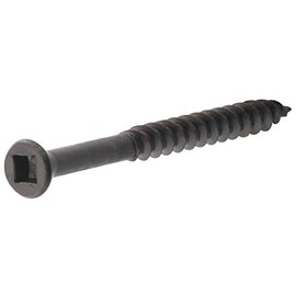 Hillman 47324 6 X 2-1/4-Inch Square Drive Trim Screw-Sharp Point, 5-Pound , Black