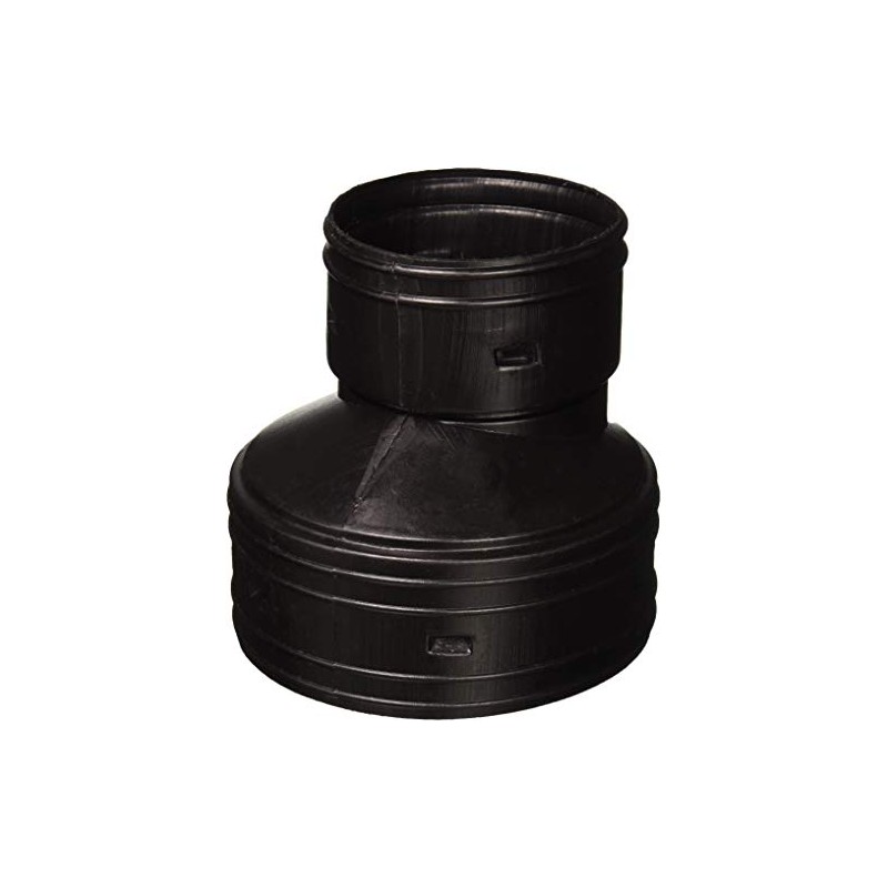 ADS (Advanced Drainage Systems) 0614AA Reducing Coupler, 6''x4'', Black -