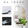 QDSSDECO Asymmetrical Wall Mounted Mirror, Wavy Mirror, Irregular Shaped for
