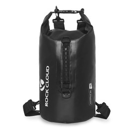Rock Cloud Dry Bag, Waterproof Bag, Drum Type, Waterproof Pouch, Backpack, Foldable, Lightweight, 2.8 gal (10 L), For Outdoor Activities, Sea Bathing, Fishing, Beach, Swimming, Climbing, Traveling
