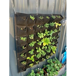 Green Plant Growing Bag Big Size Pockets Planter Vertical Garden Vegetable Living Growing Bags Flowers Supply Garden Planter Bag