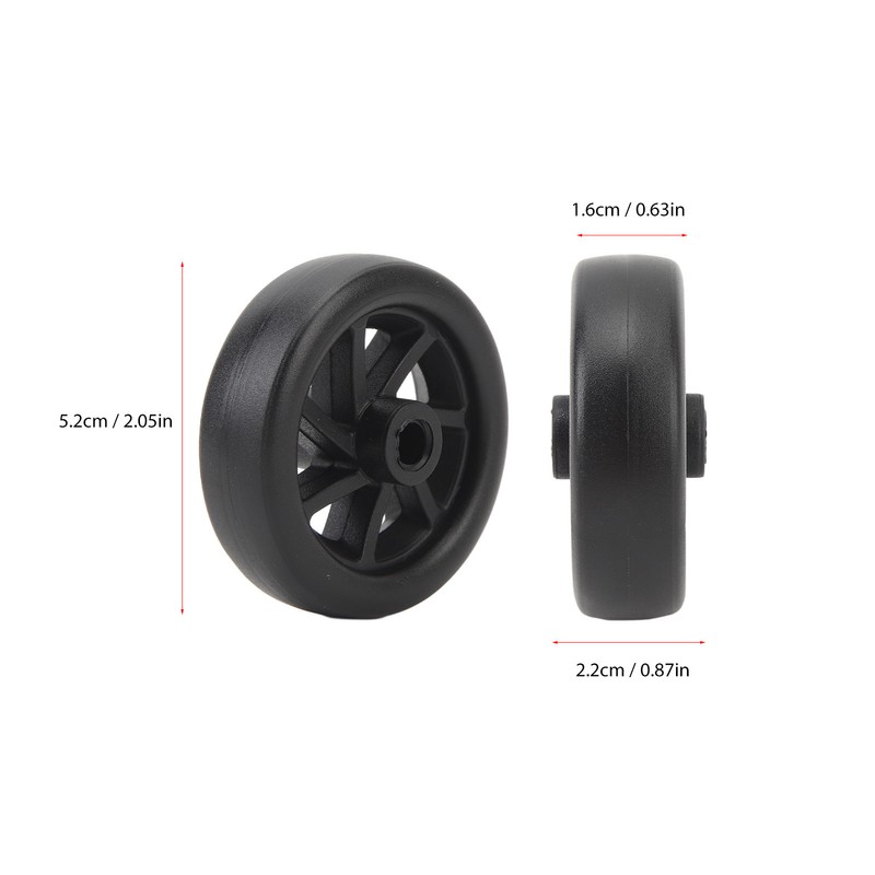 4Pcs Luggage Wheel Suitcase Wheels Universal Wheel Caster Wheel PVC