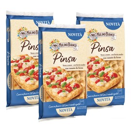 3X Mulino Bianco, Novità Pinsa in Vassoio Stesa a Mano con Lievito Madre 230g [3 Confezioni]