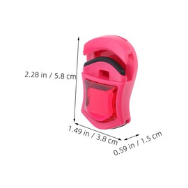 FRCOLOR 2Pcs Travel Eyelash Curler Lightweight Padded Eyelash Curlers for Lashes Compact Makeup Tools Vibrant Color for Go Touch Ups