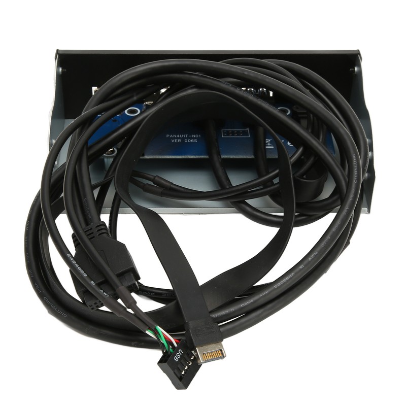 5.25 Inch Media Dashboard 2xUSB3.0 2xUSB2.0 1xType C 10Gbps High