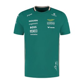 Aston Martin F1 2025 Fernando Alonso Team Tshirt for Men Green - Size: M