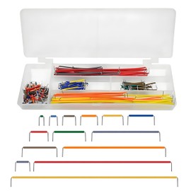XINSHEYE Jumper Wire, Jumper Wire, Breadboard (140), Breadboard Wire Kit with Storage Box, Suitable for Electronic Work, DIY, Circuit Boards, Prototypes, Test Circuits, etc