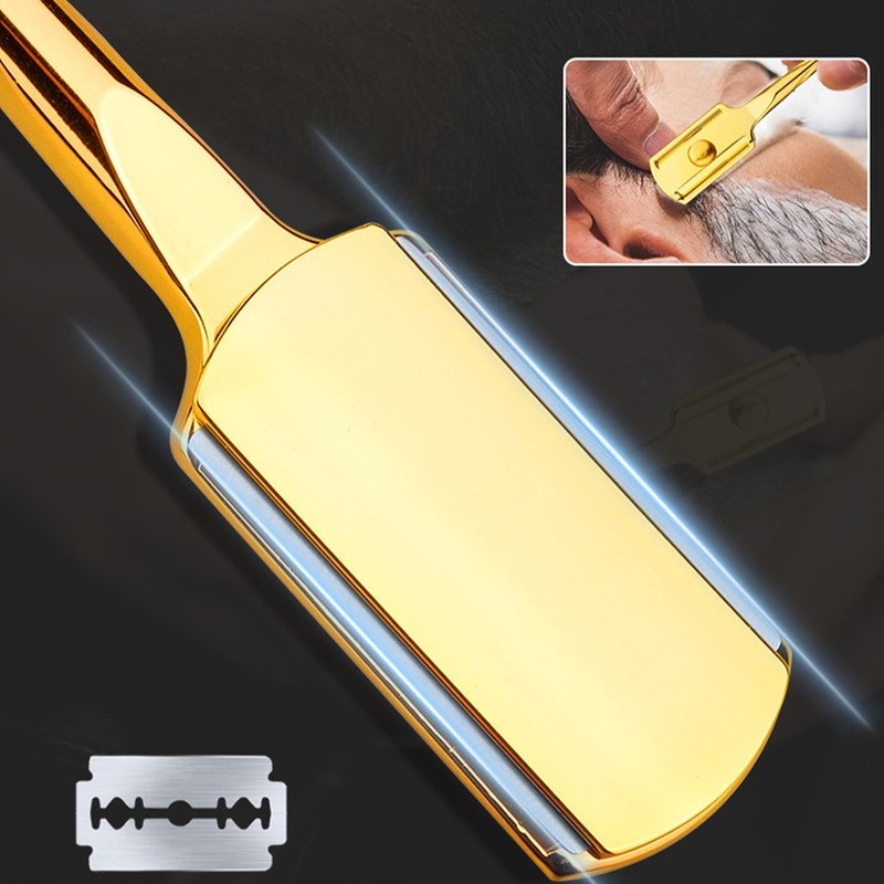 Men Manual Razor Home Hair Salon Portable Stainless Steel Manual