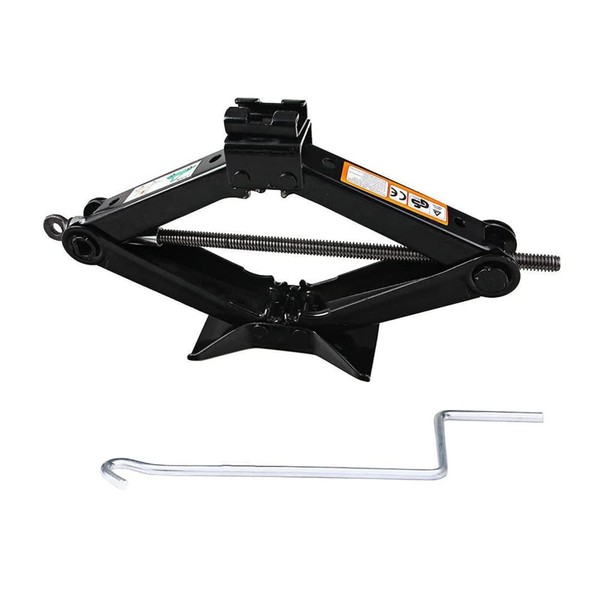 Scissor Jack for Car - 2 Ton (4409 lbs) Compact