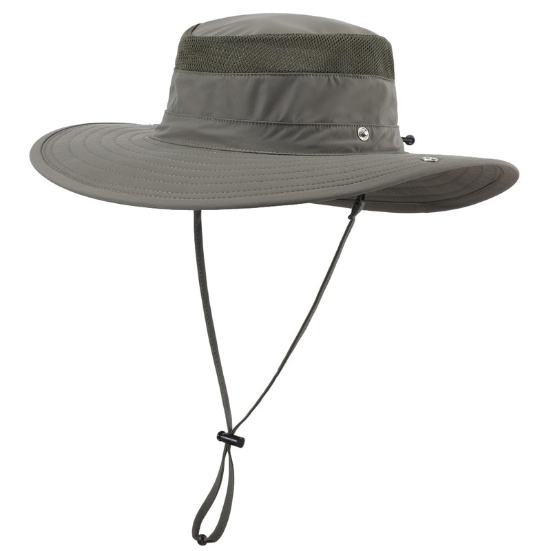 [Connectyle] アウトドア UPF50+ サファリハット メンズ レディース つば広 日よけ帽子 UVカット ブーニーハット