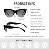 OCCI CHIARI Reader Sunglasses 0.50 for Women Oversized Reading Sunglasses