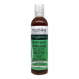 Natiwe Botanica Shampoo Anticaída De Romero, Tepezcohuite, Bergamota 250 Ml