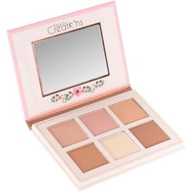 Beauty Creations - Floral Bloom Highlight & Contour – Polvo iluminador y contorno, tonos neutros, cálidos y fríos, con Acabado brillante para todo tipo de piel – 18 g