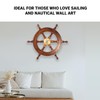 Classic Ship's 6 Spoke Wooden Wheel