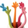 Funny Bendable Ballpoint Pen - Bending Hand Gesture, 0.7mm Black