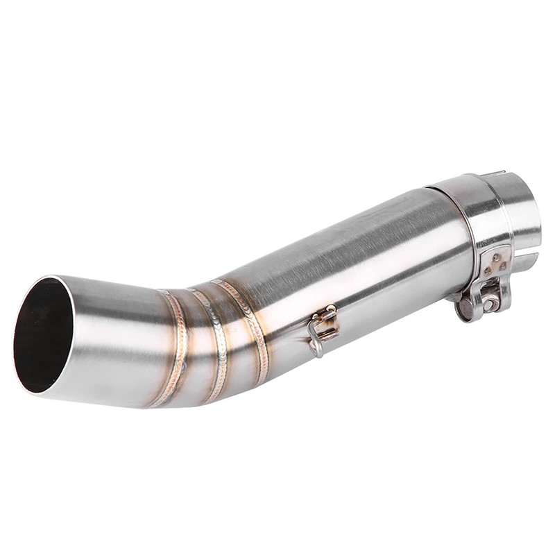 KIMISS Stainless Steel Motorcycle Exhaust Centre Pipe Link Connect for