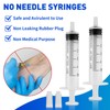 Pack of 32 Industrial 5 ml Syringes with Lid, Reusable