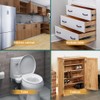 Cabinet Door Bumpers Pack of 200 Self Adhesive Bumpers Pads,