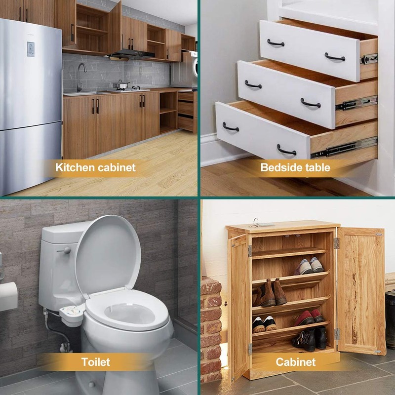 Cabinet Door Bumpers Pack of 200 Self Adhesive Bumpers Pads,