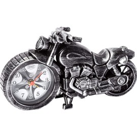 Spirit Motors Tischuhr Tischuhr Motorrad mit Wecker, Unisex, Multipurpose, Ganzjährig, Kunststoff
