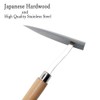 Tomerry Japanese Garden Landscaping Triangle Hoe with Stainless Steel Blade