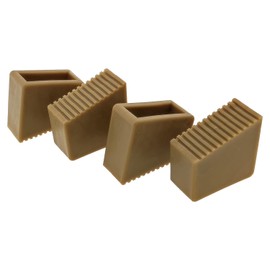 4 x Ladder Shoe for Stepladders for 60 x 22 mm Spar Rubber Feet Ladder Feet Non-Slip