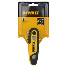 DEWALT Hex Allen Key Set 1.5mm, 2mm, 2.5mm, 3mm, 4mm, 5mm, 6mm, 8mm