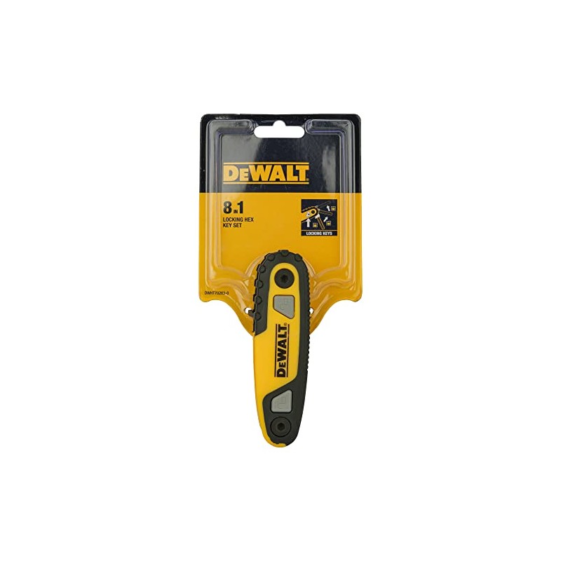 DEWALT Hex Allen Key Set 1.5mm, 2mm, 2.5mm, 3mm, 4mm,