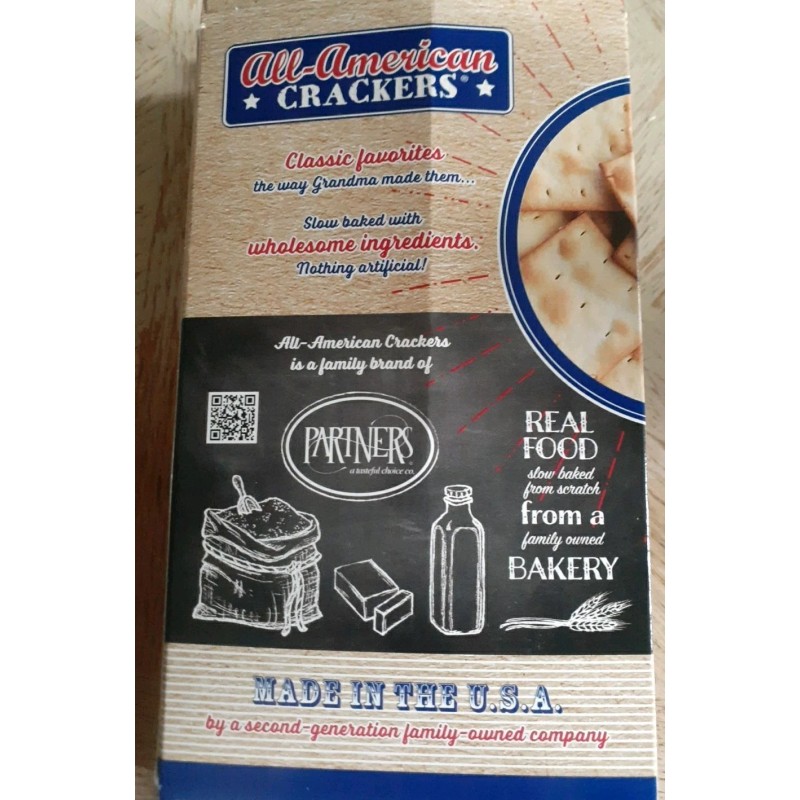 All-American Crackers 6 BOXES: All American "REAL BUTTER" CRACKERS Nothing