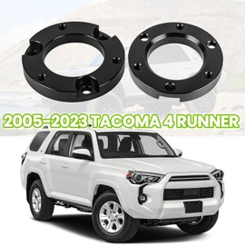 PROEZE 1.5" Front Leveling Lift Kit, Leveling Kit for 2005-2023 Tacoma 4 Runner, T6 Billet Aluminum Strut Spacers Lift Kit Black