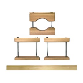 Cardinal Gates Gate Installation Kit - 36 Inch Stairway Bannister Clamp - Hole & Adhesive Free - Fits Round or Square Profiles - Compatible with Hardware & Pressure Mounted Gates - Made in USA