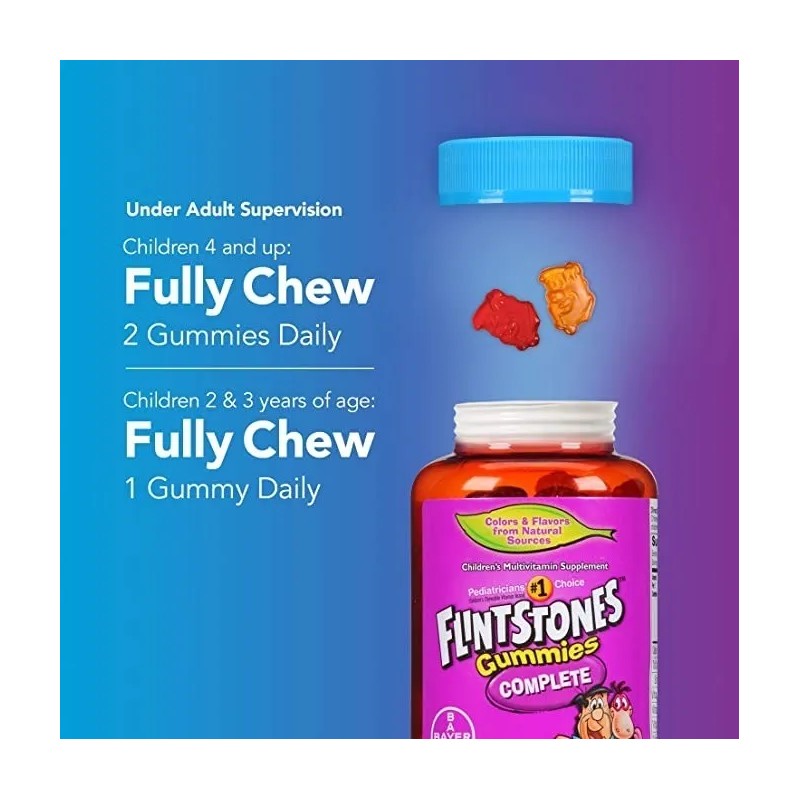 Vitaminas Picapiedras Niños Flintstones 180 Gomitas