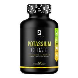 Citrato De Potasio De 120 Cápsulas. Potassium Citrate B Life