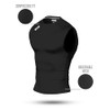 Nxtrnd Men's Compression Tank Top, Sleeveless Compression Shirt (Black, Medium)