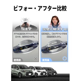 HUDIY Toyota New Sienta MXP 10 Series Door Handle Protector, For Car Use, Door Knob Cover, SIENTA MXP 10 Series (August 2022 - Present) Silica Gel Material, Scratch Hide, Seal, Protective Film Parts,