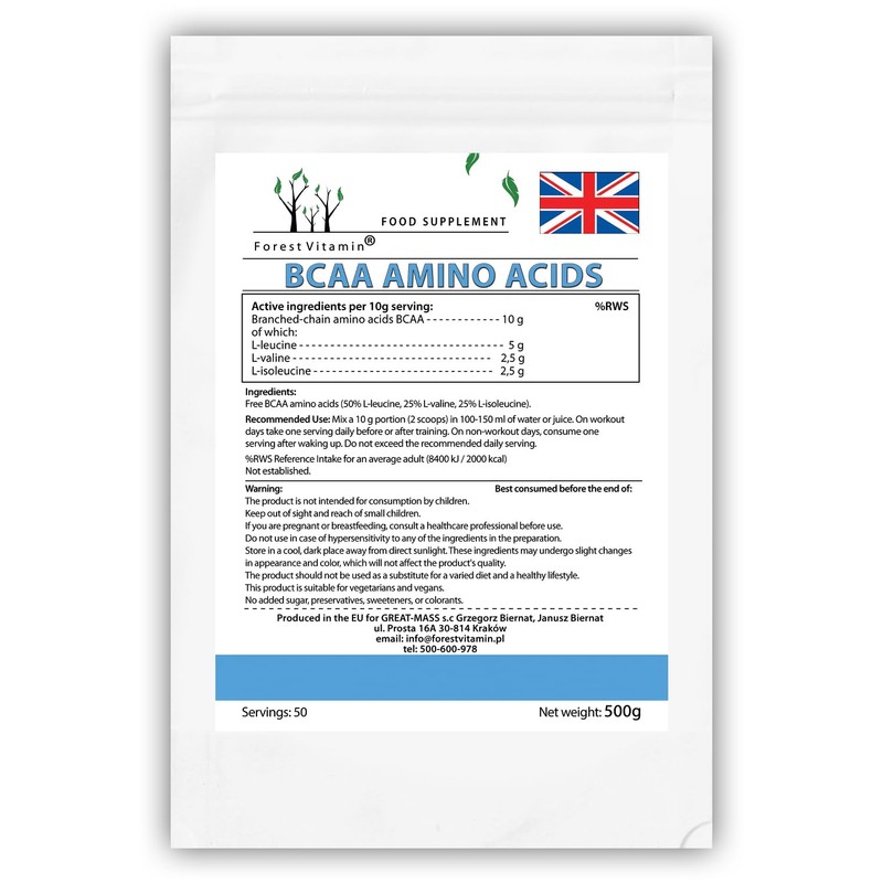 BCAA - Forest Vitamin - Pure BCAA 2:1:1 Instant -