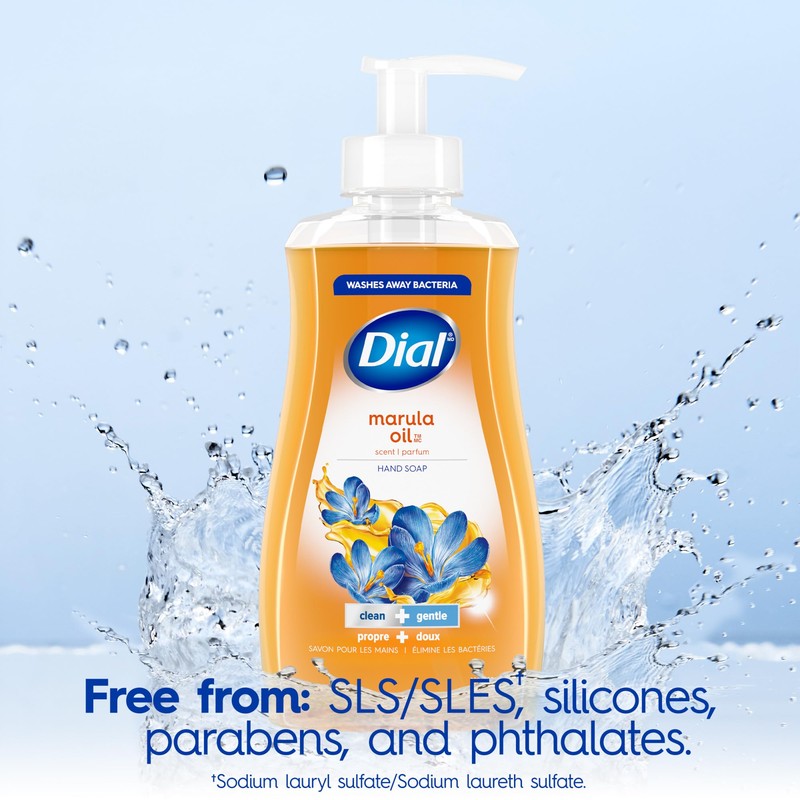 Dial Liquid Hand Soap, Marula Oil, 7.5 Fl Oz