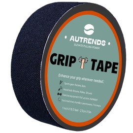 autrends 2 PK Grip Tape - Multipurpose Cloth Grip Tape for Pull Up Bars, Barbells, Dumbbells, Sports and Gym Equipment, and Tools- 1 Inch x 16.5 Feet Each Roll