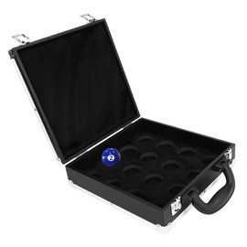 XHIKOWAT Billiard Ball Organiser Portable Organizer with Carry Handle Snooker Accessories Holds 16 Ball Cartridges,Billiards Equipment